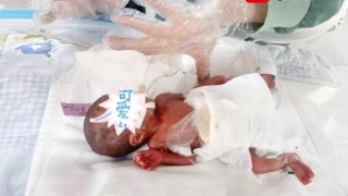 【紫牛新聞】體重僅500克的“蘋果寶寶”在徐州出院了，住院4個月長到7斤重