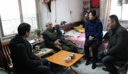 西院走访慰问离退休老干部