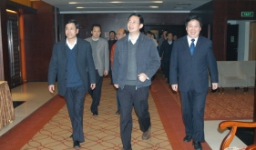 黄祖瑚副厅长来我院慰问江苏省第九期援圭亚那医疗队队员