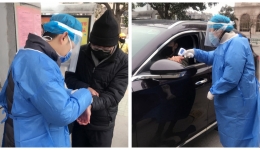 徐医附院健康管理中心医护志愿者严守防疫第一线