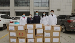 徐州市税务局多次向我院捐赠女性生活用品